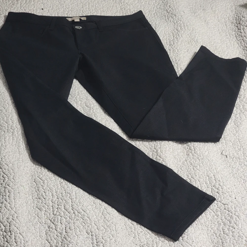 Banana Republic Sloan Black Ankle Pants Stretch Career NWOT Size 6 - Picture 4 of 5